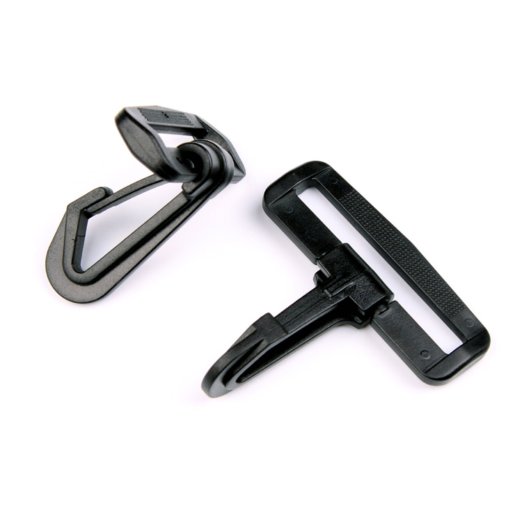 扣具塑料 環(huán)保POM材質(zhì) 黑色旋轉(zhuǎn)鉤扣 廠家生產(chǎn)批發(fā)滿(mǎn)千包郵