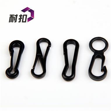 廠家直銷東莞耐扣現貨塑料手套配發(fā)財扣 8字扣件扣滿千包郵